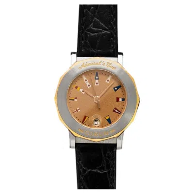 Pre-owned Corum Admiral's Cup Ladies Nautical Watch - Solid 18k Gold & Stainless Steel In Multiple