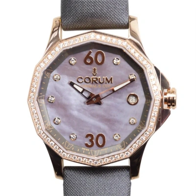 Corum Admiral's Cup Legend 38 Automatic Ladies Watch 082.101.85/0149 Pk10 In Admiral / Gold / Gold Tone / Gray / Mother Of Pearl / Rose / Rose Gold / Rose Gold Tone / Skeleton