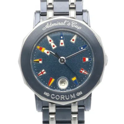Pre-owned Corum Admiral's Cup Stainless Steel Wristwatch () In Multi