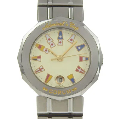Pre-owned Corum Admiral's Cup Stainless Steel Wristwatch () In Multi