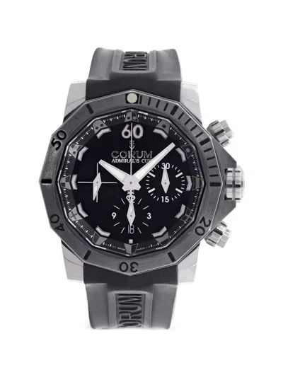 Pre-owned Corum Admiral's Cup Watch 46mm In Black