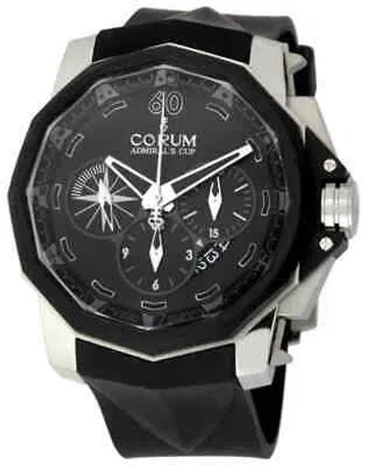 Pre-owned Corum Admirals Cup Chronograph 48 Men's Automatic Watch 753.935.06.0371-an52