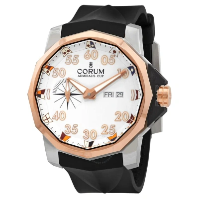 Corum Admirals Cup Competition Automatic White Dial Men's Watch A690/04310 In Gold