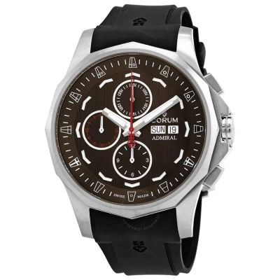 Corum Admirals Cup Legend Chronograph Automatic Brown Dial Men's Watch A077/04181 In Admiral / Black / Brown