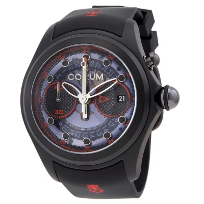 Corum Big Bubble Chronograph Automatic Chronometer Men's Watch 961.201.95/0371 Ct01 In Black