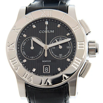 Corum Colomb Romulus Chronograph Automatic Black Dial Watch R984/03549 In Multi