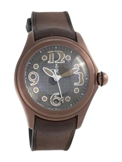 Pre-owned Corum Heritage Bubble 47 Watch In Multi