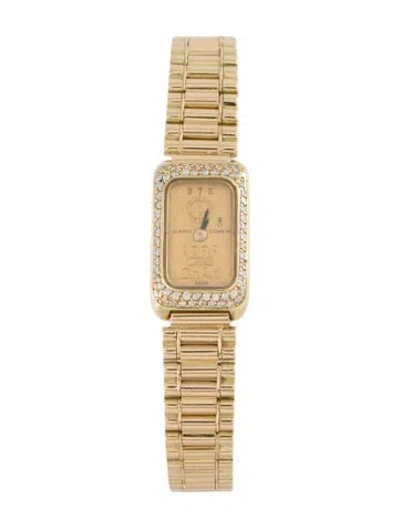 Pre-owned Corum Ingot Watch, 14mm In Multicolor