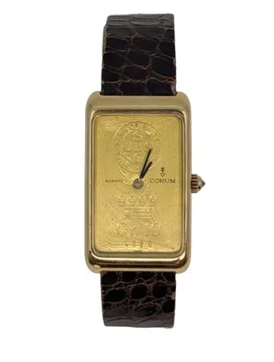 Pre-owned Corum Ingot Watch In Multi
