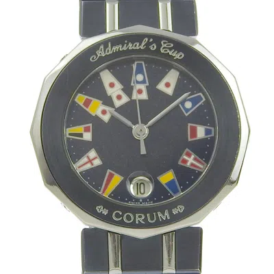 Pre-owned Corum Navy Stainless Steel Wristwatch () In Multi