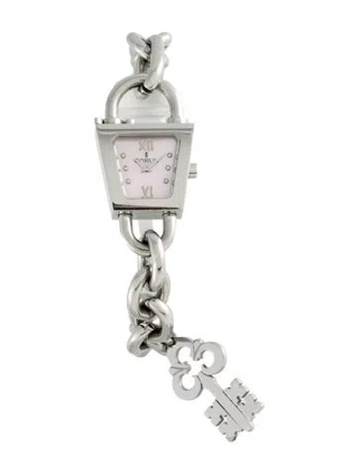 Pre-owned Corum Padlock Watch, 20mm In Multicolor