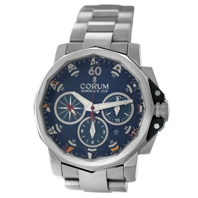 Corum Admiral's Cup Challenge Chronograph Automatic Chronometer Blue Dial Men's Watch 753. In Metallic