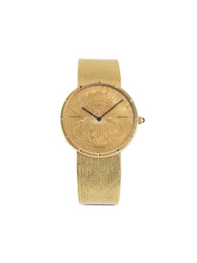 Pre-owned Corum  Double Eagle $20 Coin 35mm In Gold