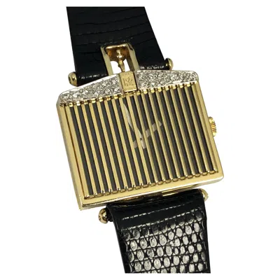 Pre-owned Corum Rolls Royce Yellow Gold And Diamond Wrist Watch