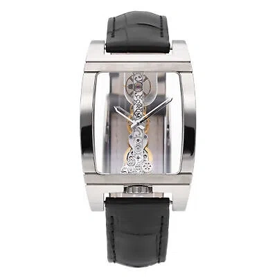 Pre-owned Corum Ti Bridge Titanium Skeleton Manual-wind Men's Watch B113/03440