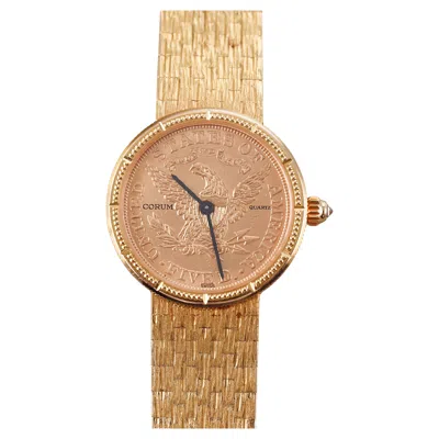 Pre-owned Corum Yellow Gold $5 Us Gold Coin Liberty Head Watch