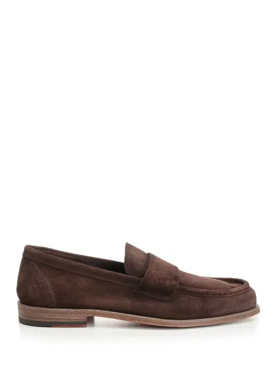 Corvari Beige Mocassino Fascetta Alta Suede 023 In Brown