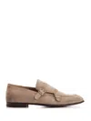 Corvari Beige Suede Moccasin In Beige
