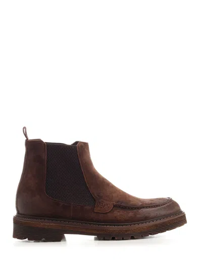 Corvari Chelsea Boot Lace-up Shoes Brown