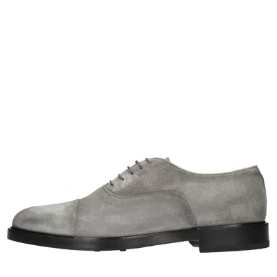 Corvari Flat Shoes In Grigio Metallici E Grigi