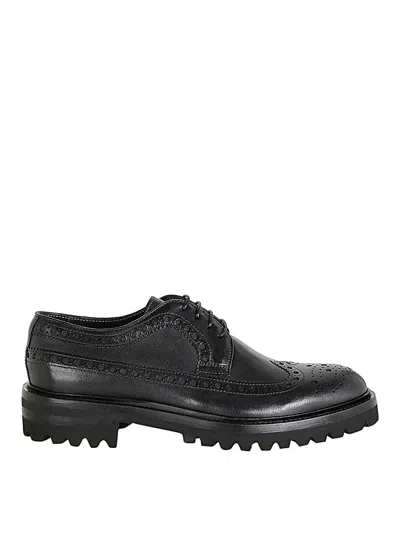 CORVARI ZAPATOS CON CORDONES - NEGRO