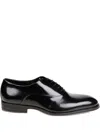 Corvari Leather Oxford Shoes In Black