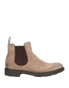 Corvari Man Ankle Boots Beige Size 12 Leather In Neutral