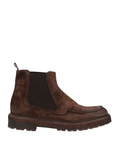 Corvari Man Ankle Boots Chocolate Brown Size 9.5 Leather