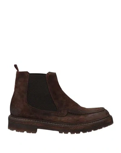 Corvari Man Ankle Boots Dark Brown Size 10 Leather