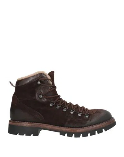 Corvari Man Ankle Boots Dark Brown Size 8 Leather