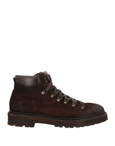 Corvari Man Ankle Boots Dark Brown Size 9 Leather