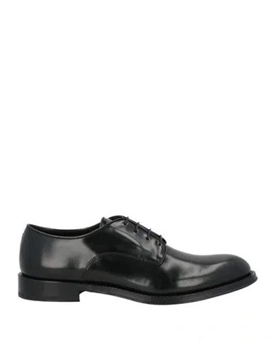 Corvari Man Lace-up Shoes Black Size 7 Leather