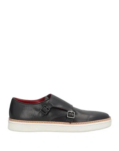 Corvari Man Loafers Black Size 8 Leather
