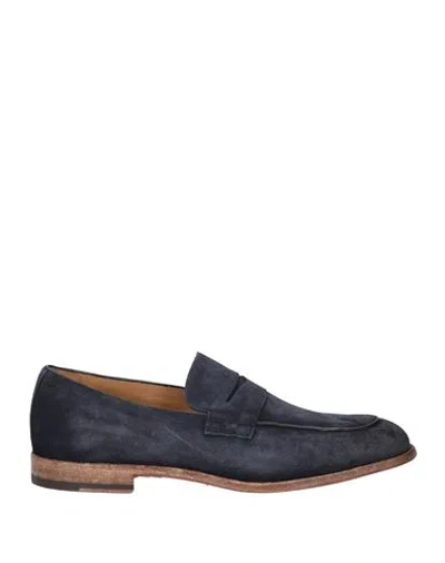 Corvari Man Loafers Midnight Blue Size 9 Leather