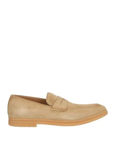 Corvari Man Loafers Sand Size 7 Leather In Multi