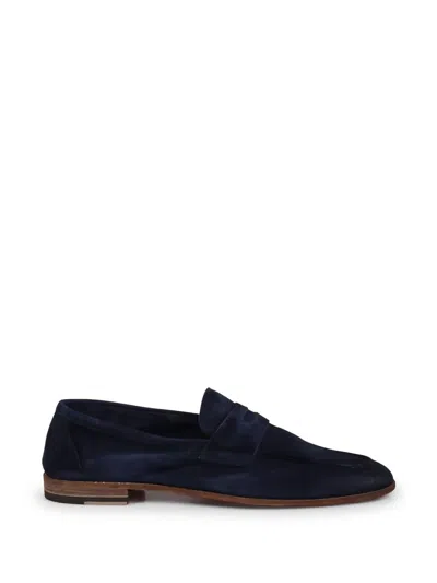 Corvari Penny Loafers In Blue