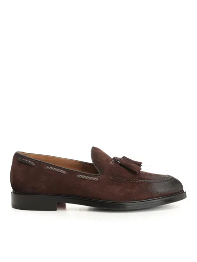 Corvari Suede Moccasin In Brown