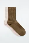 Cos 2-pack Cashmere Socks Gift Set In Beige