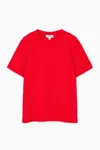 Cos 24/7 Regular T-shirt In Red