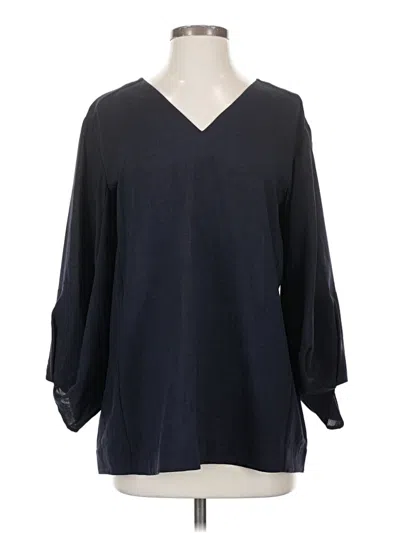 Pre-owned Cos 3/4 Sleeve Blouse In Black