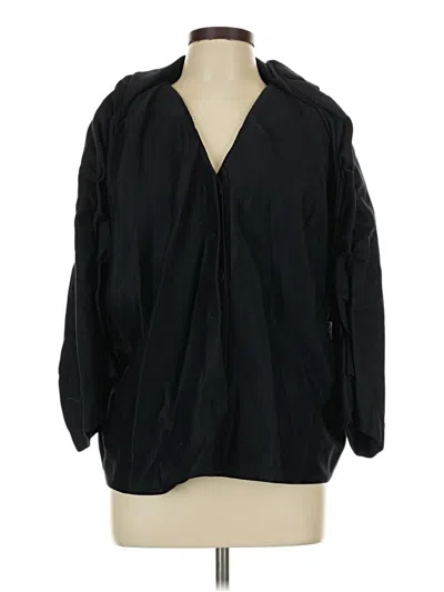 Pre-owned Cos 3/4 Sleeve Blouse In Black