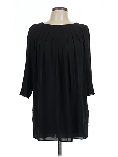 Pre-owned Cos 3/4 Sleeve Blouse In Black