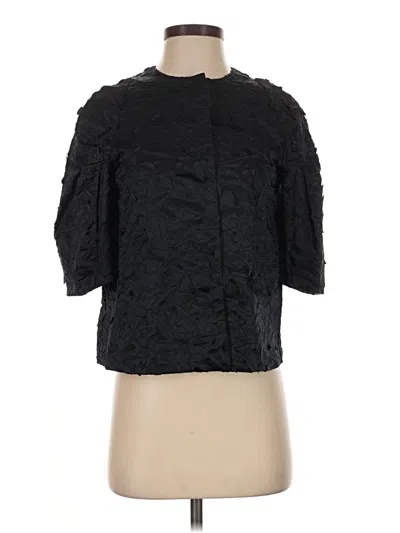 Pre-owned Cos 3/4 Sleeve Blouse In Black