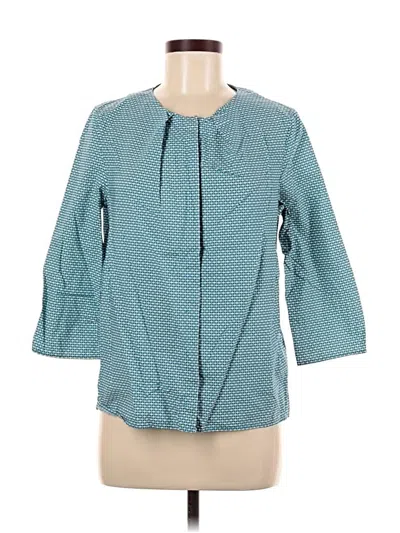 Pre-owned Cos 3/4 Sleeve Blouse In Blue