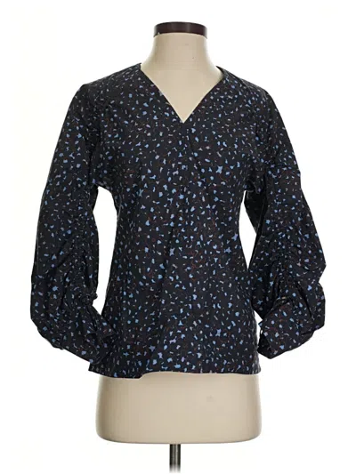 Pre-owned Cos 3/4 Sleeve Blouse In Blue