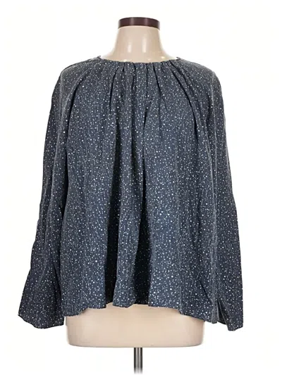 Pre-owned Cos 3/4 Sleeve Blouse In Blue