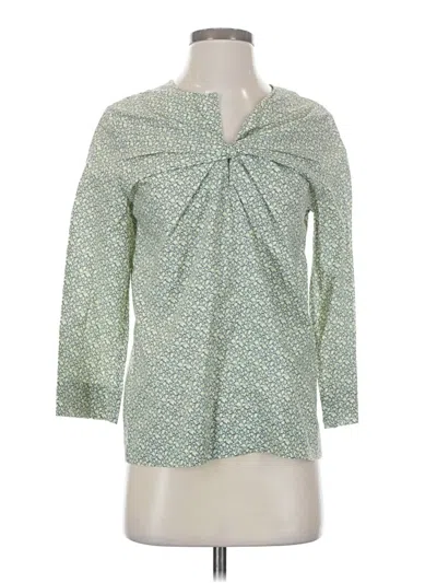 Pre-owned Cos 3/4 Sleeve Blouse In Green