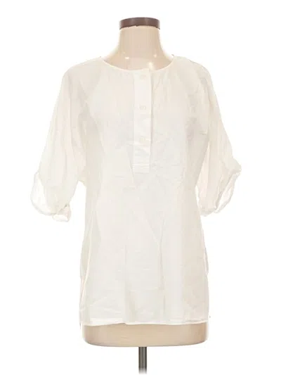 Pre-owned Cos 3/4 Sleeve Blouse In Ivory