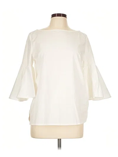 Pre-owned Cos 3/4 Sleeve Blouse In Ivory