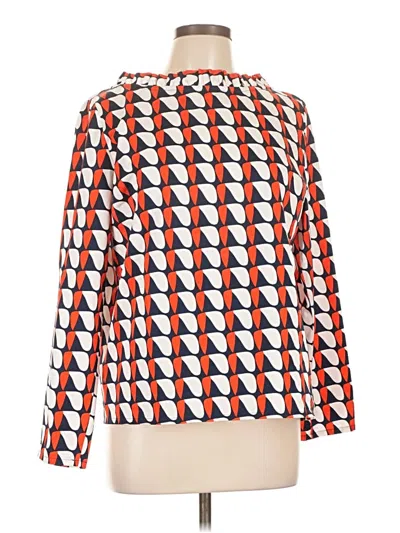 Pre-owned Cos 3/4 Sleeve Blouse In Orange